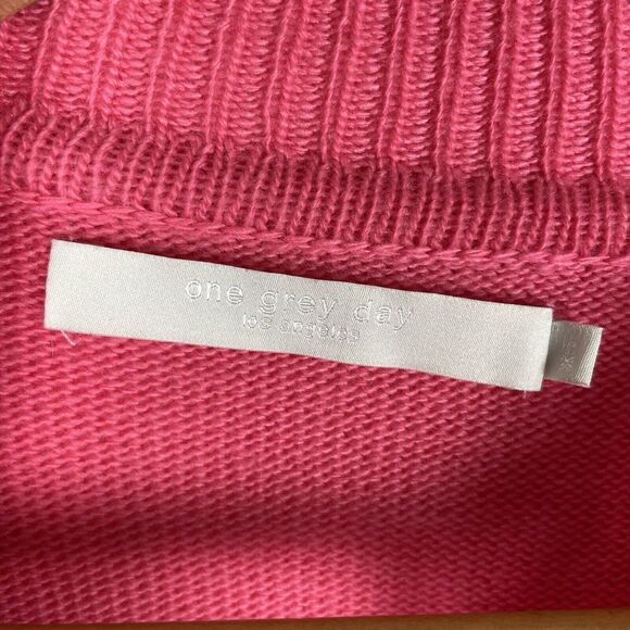ONE GREY DAY Womens Jazz Pullover Distressed Mock Neck Sweater Pink XS​​​​ - Picture 11 of 11